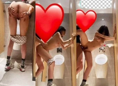 Em dìu em người yêu vào WC vụng trộm