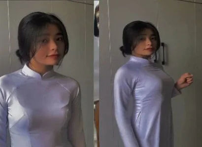 Nữ sinh áo dài phê ngất ngây
